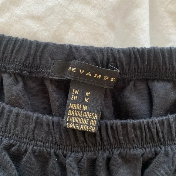 Black off the shoulder crop top - Picture 4 of 4